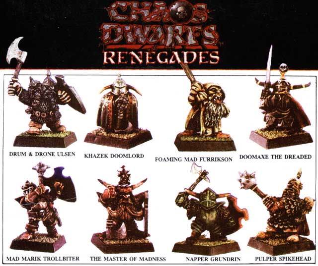 Chaos Dwarf Renegades