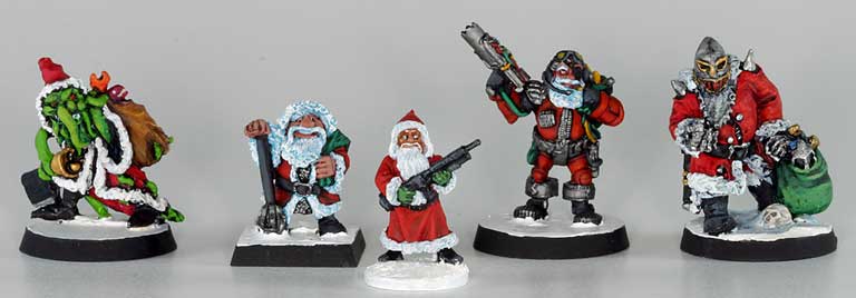 The Santas make another delivery