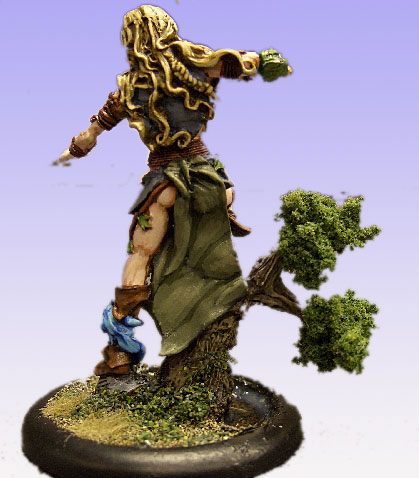 54mm Wood Elf Scout back